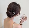 [Miaomyao] Miaomyao Hairpin (Kanzashi) U-shaped Hair Ornament with Pearl and Flower Design for Weddings, Parties, Kimono, Dresses, Furisode,
