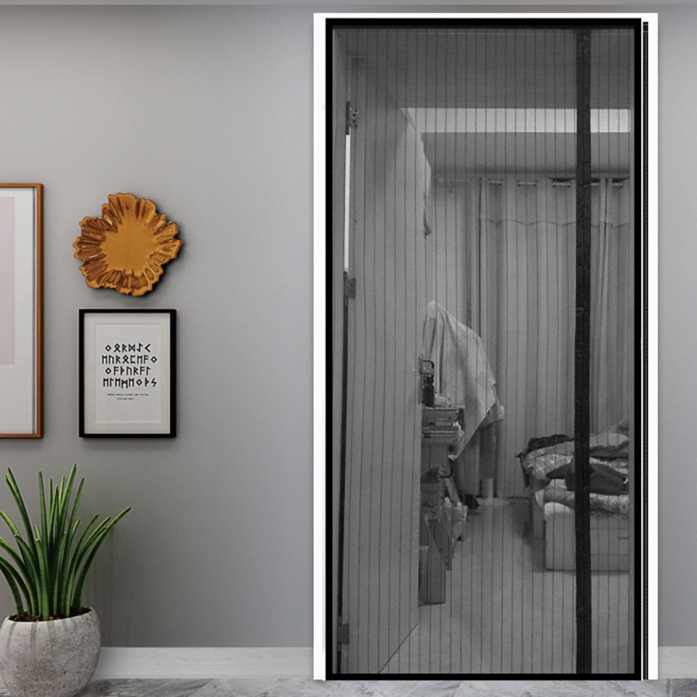 Insect-proof Side Open Magnetic Door Screen Magnetic Automatic Closing Window Screen  Summer