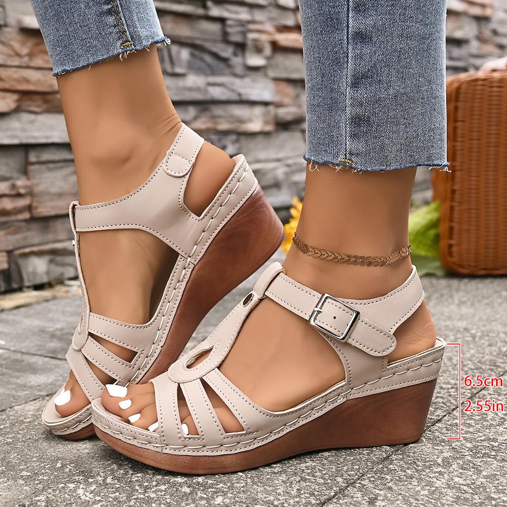 Summer Women Wedge Sandals  New Platform Sandals Trend Orthopedic Shoes Retro Casual Comfort Peeping Toes Shoes Women