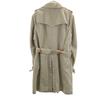 WOOLRICH Linen Blend trench coat XL khaki Denim Women Used