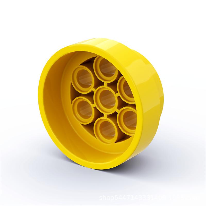 10pcs 60208 Wheel 31mm D. x 15mm Bricks Collections Bulk Modular GBC Toys For Technical MOC Set Sale Buildings Blocks Compatible