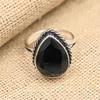 Amazing Black Spinel Gemstone Handmade 925 Sterling Silver Ring Jewelry
