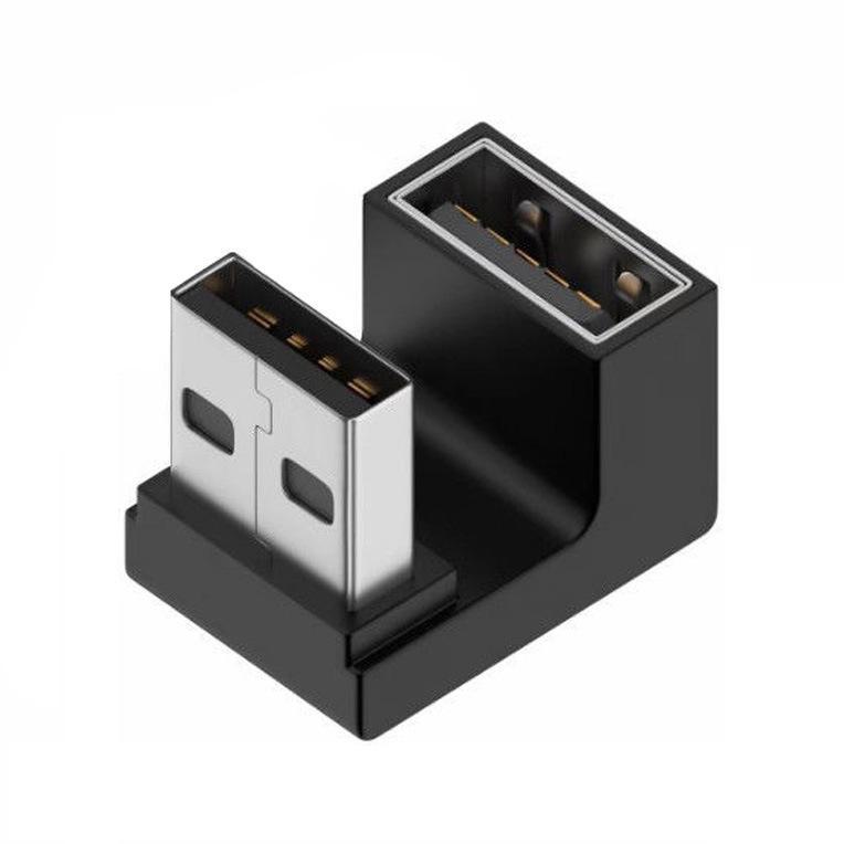 

Адаптер USB Type-C 3.2 Gen 2 папа-мама 90 градусов, высокоскоростной U-образный конвертер 10 Гбит/с