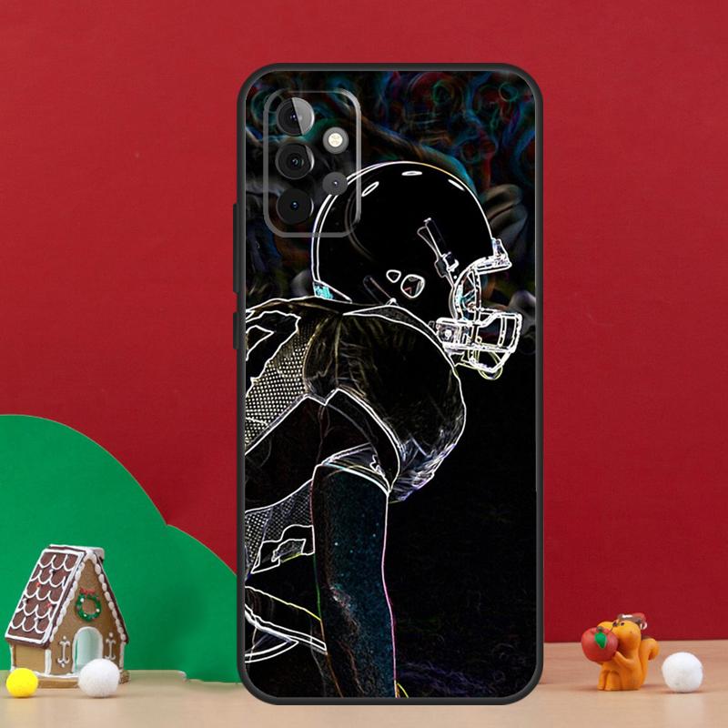 American Football College Sport Case For Samsung Galaxy A55 A52 A32 A12 A33 A06 A16 A26 A36 A56 A15 A53 A13 A34 A54 A14 A17