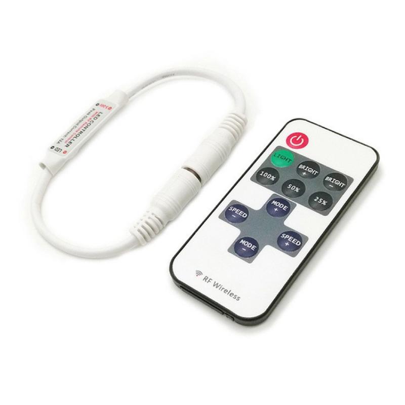1 Set Brightness Adjustment Dimming 12V 24V Rf Remote Led Controller For Led Strip Neon Light 5050 / 2835/ Cob