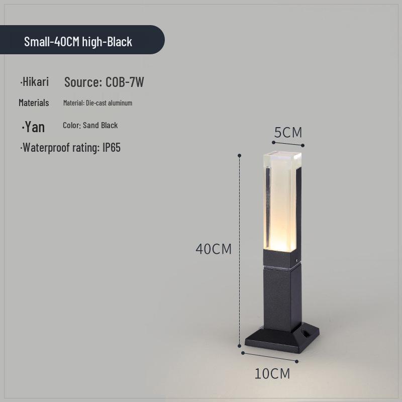 Waterproof Modern LED Lawn Light for Outdoor Courtyards and Gardens