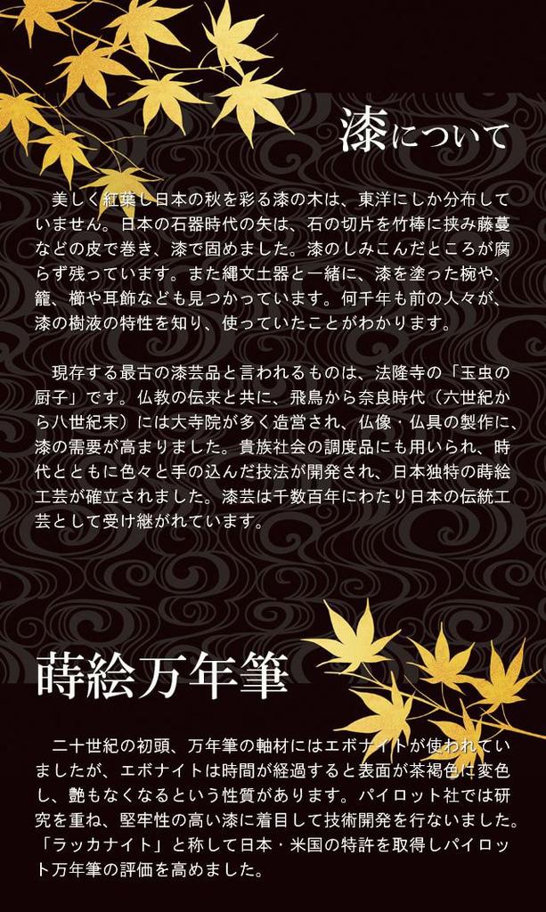 Pilot Custom 845 URUSHI Fountain Pen Black Fine Nib FKV-5MR-B-F