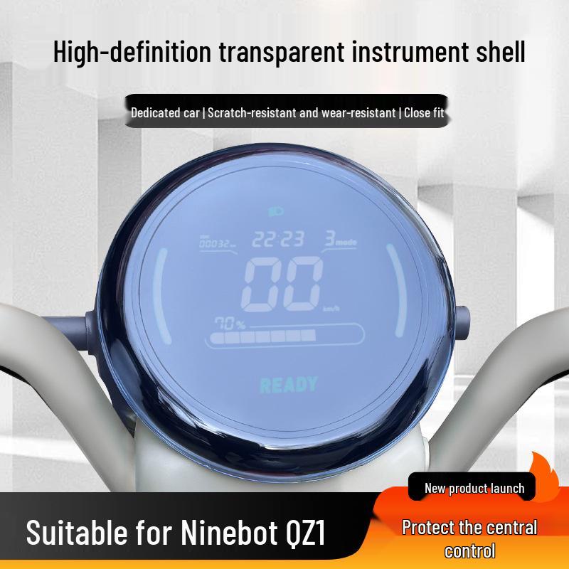 

Ninebot QZ1/QZ1 MIX Electric Vehicle Waterproof Screen Protector and Console Shell Transparent Instrument Shell Z85#