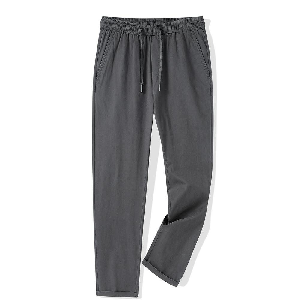 Men's Japanese Frock Straight Loose Casual Pants Multi-bag Trousers Can Be Versatile and Comfortable Leisure Frock.