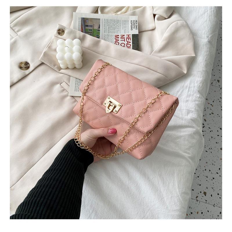 Fashionable and Versatile Women's Bag Korean Style Chain Bag New Embroidery Bag