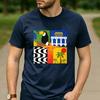 Rio de Janeiro Four Panel Pop Art Cotton T Shirt Brazil Toucan Christ the Redeemer Beach Graphic Unisex Unisex Unisex Streetwear Tee