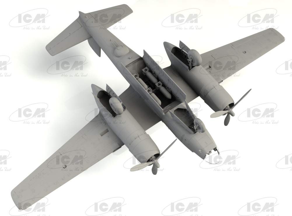 ICM 1/48 WWII US Army A-26C-15 Invader Plastic Model Kit 48283