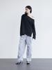 Holpeipeo Nylon Pintuck Track Pants - Grey