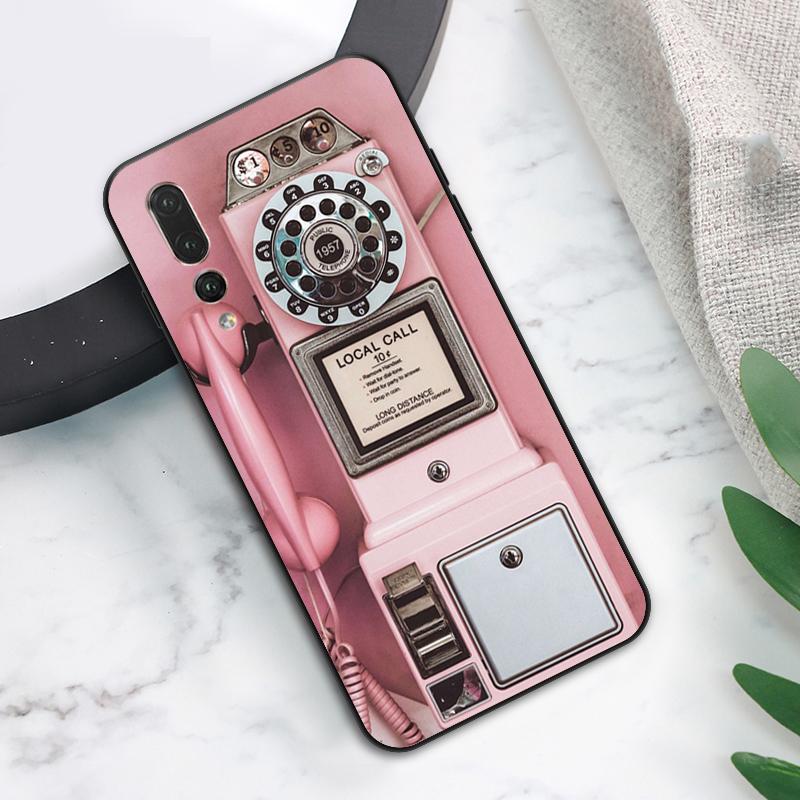 

Retro Telephone Rotary Dial Case For Huawei Nova 10 9 SE 8i 11i 12i 12s Y60 Y61 Y70 Y90 Y72 Y73 Y91 P60 Pro P40 P30 Lite Huawei P30 Pro