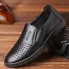 Fashion Men's Hollow Casual Shoes Breathable Walking Shoes 2024 Summer Slip on Loafers Man Comfortable Platform Sandals Zapatos Hombre