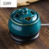 FY Elektrische Wierookbranders 110V/220V Plug-in Sandelhout OUD Wierookvat , Getimed Temperatuur Keramische Essentiële Olielamp