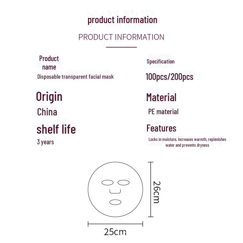 Einweg Kosmetikmasken Aufkleber - Feuchtigkeitsspendende DIY Beauty Tools