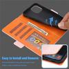 Splicing contrasting leather case for Xperia 1 flip card wallet protective case Xperia 10-III portable