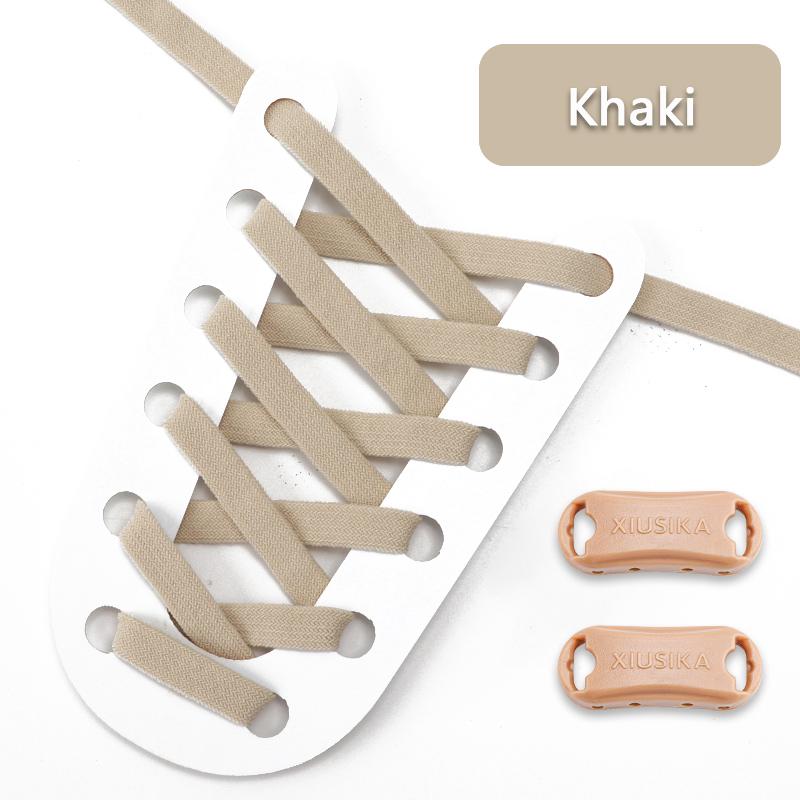 No Tie Elastic Flat Shoelaces for Kids Adults Adjustable Tieless Shoe Lace Without Ties Shoelace for Sneakers Stretch Shoestring