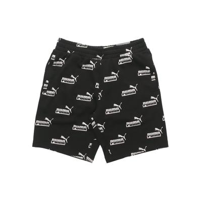 Logo Print Sports Knit Shorts Men Bottoms Black 589090-01