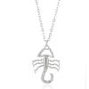 European-American Fashion Heart Necklace: Trendy Scorpion Clavicle Chain for Everyday Wear