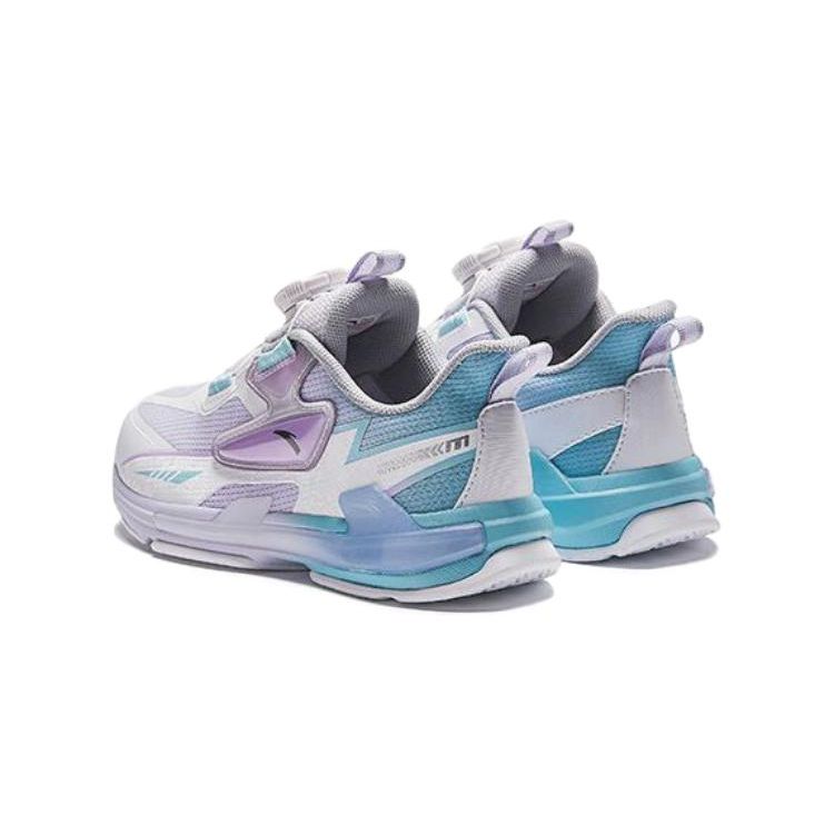 Anta Durable Breathable Low-Top Running Shoes Kids Sneaker White Purple 322419962-1