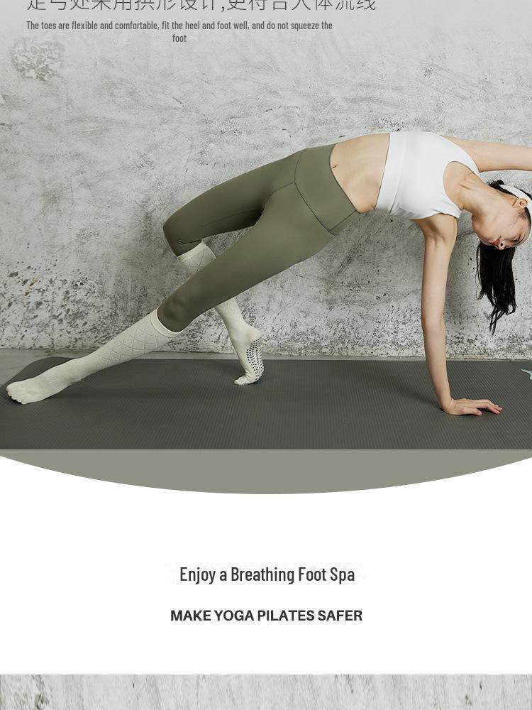 Women's Non-Slip Five-Toe Yoga & Pilates Socks