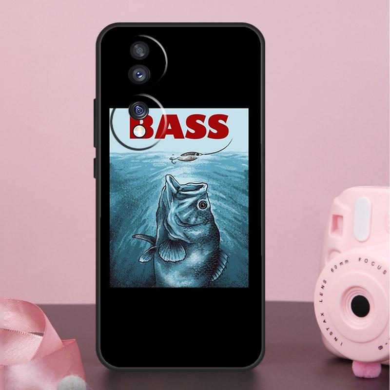 Bass Fishing Lake Fisherman Case For Honor 400 200 Pro 50 70 90 X9a X9b X9c X9d X8b X8c Win Magic 8 Pro 5 6 7 Lite Cover