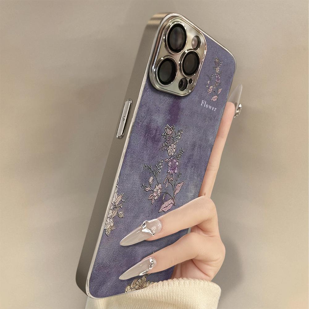 Retro anti-fingerprint applies to Apple 17promax personalized mobile phone case iPhone mirror creative Apple 17promax