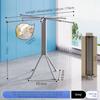 Modern Portable Drying Racks Folding Floor-standing Drying Rack Balcony Clothes Shelf Bathroom Laundry Storage Shelf with Clip
