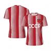 CCCP Pattern Football T-shirt Men Summer Oversized Soccer Running Short Sleeves Tops Fashion Sports Football Jersey Tee Shirts