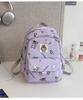 School Bag Casual Backpack Girl Elementary School First Grade Cartoon Labub Backpack