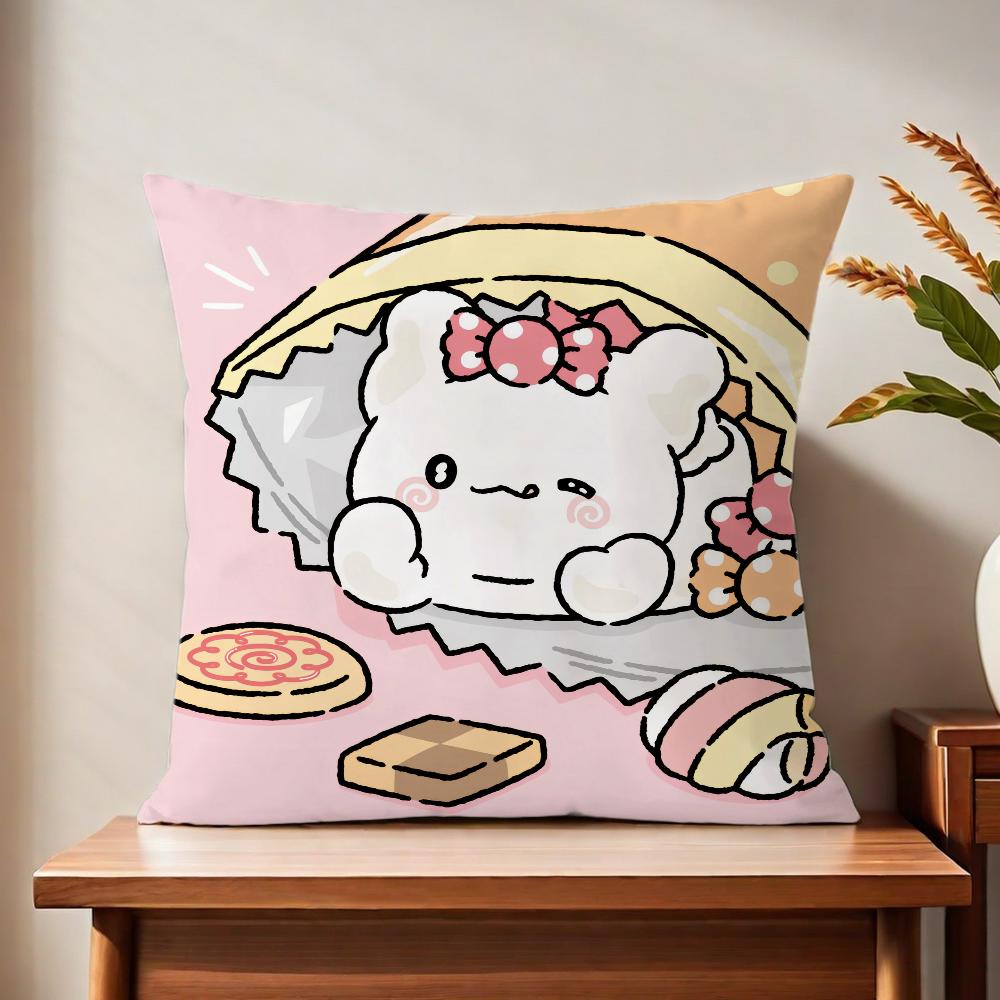 Hhanamaruobakee cartoon cushion cover For Pillow Printing Sofa Decoration Home Car Room Coffee Shop Office Nordic Simplicity
