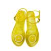 Fashion Women Fruit Sandals Transparent PVC Flat Flip-flop Sandal Ladies 2025 Summer Outdoor Fashion Non-slip Buckle Strap Beach Shoes