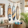 Hawaiian Theme Surfboard Wall Decor Tropical Wall Hanging Sign Beach Themed Sign  Home Decor