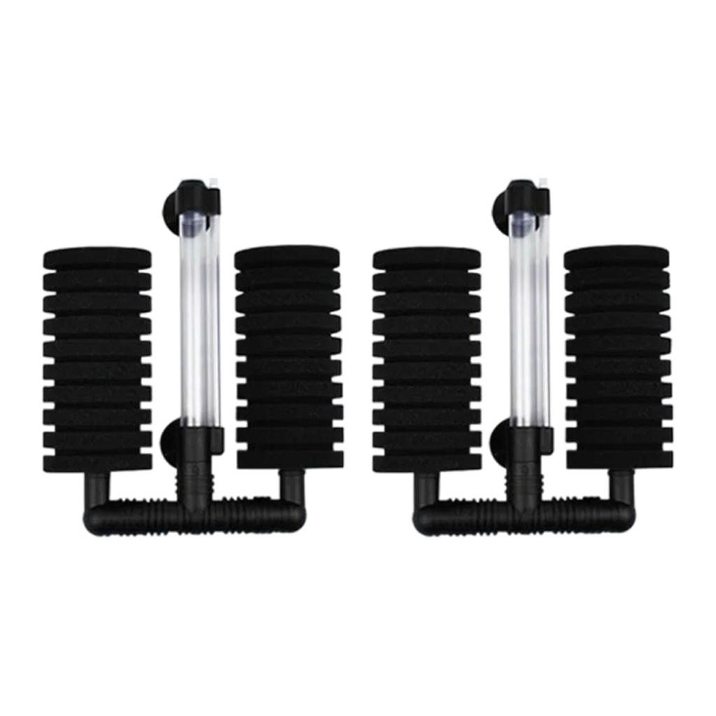 2Pcs Filter for Aquarium FishTank Pond Shrimp Cleaning Function Replacement Filter for Sponge Filter