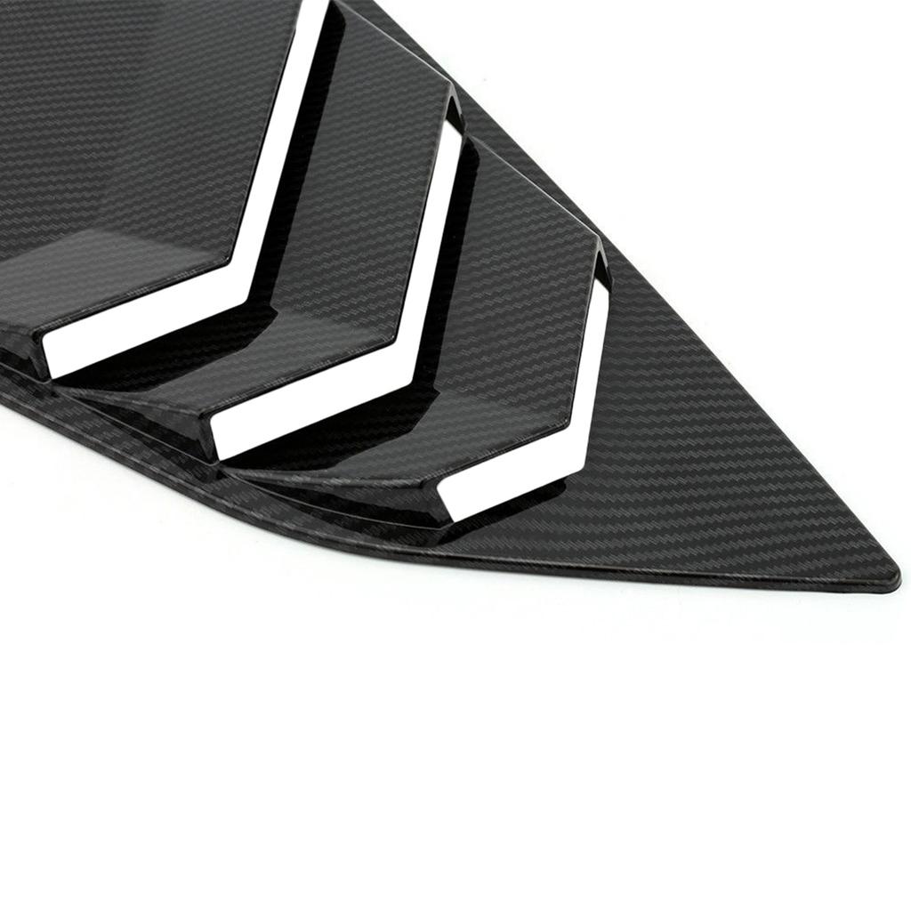 Rr Window Louve  Car Rr Window Blinds Side Tuyere Louve  Vent for    ST   MK3 Hatchback Carbon    