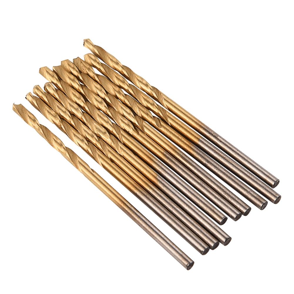 10PCS 2mm Micro HSS Twist Drilling Bit Straight Shank Electrical Drill Tool