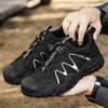 Mens Hiking Shoes Soft Low Cut Non Slip Lightweight Outdoor Travel Camping Leisure Mountain Mesh Breathable Climbing Shoes Man