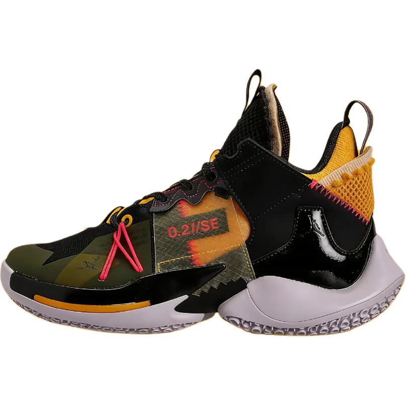 Jordan Why Not Zer0.2 SE Black Crimson Amarillo GS CK0494-002 38.5