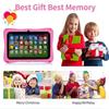 2025 New Tablet for Kids 7 Inch Android 13 System 64GB WiFi Bluetooth Dual Camera Educational Software Installed with Proof Case