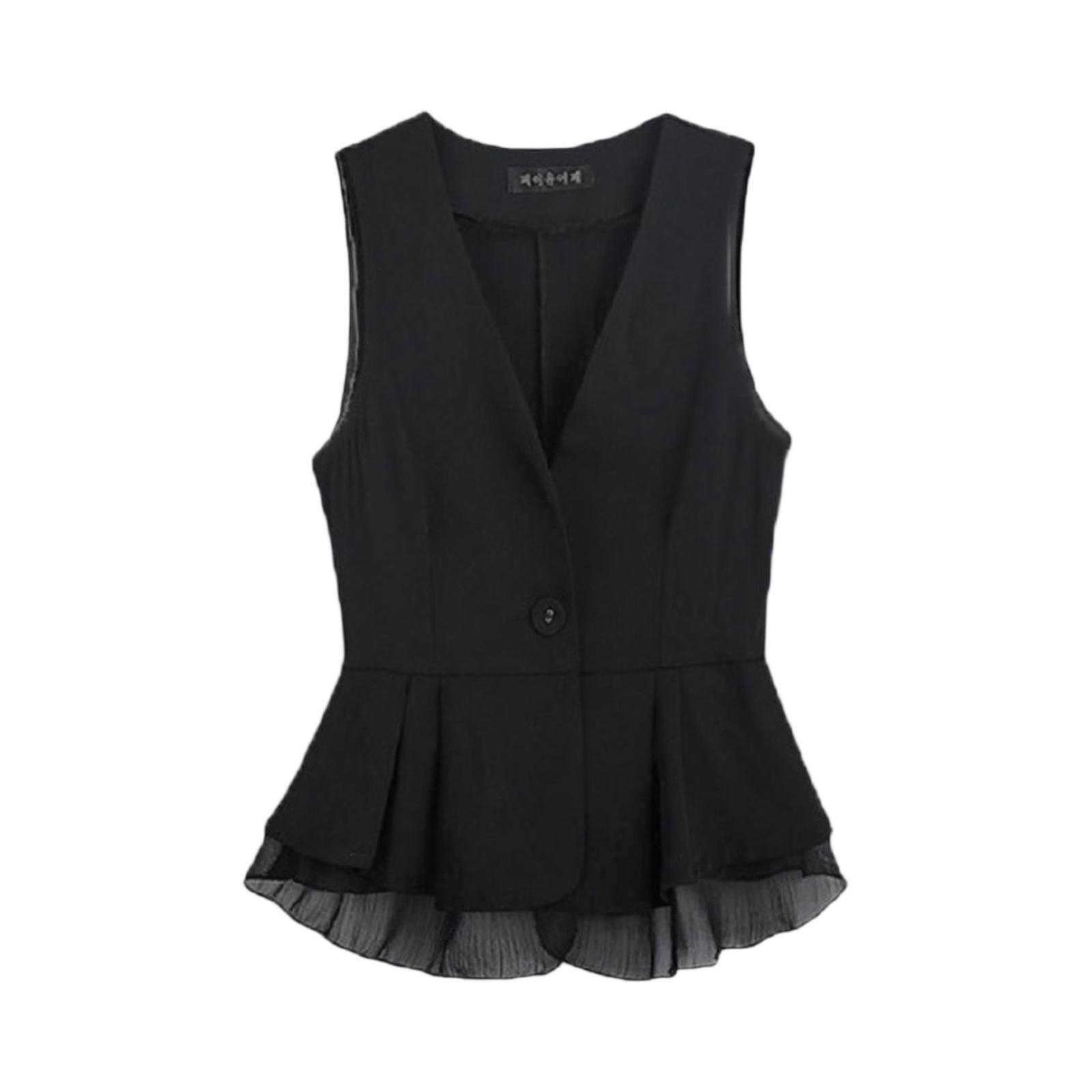 

Women s Vest Sleeveless Vest Thin Coat Versatile Slim Suit Vest