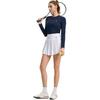 Fila Tennis Fashion Personality Classic Simple Retro Sports Training Comfortable Long Sleeve T-Shirt Women tops Sky-Blue A11W613215FBU
