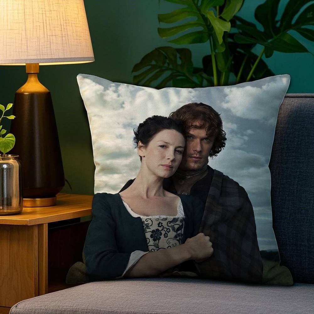 Pillow Case Plush Fabric Soft Double Sided Print TV Series O-Outlander Sofa Cushion Cover Throw Pillow Covers