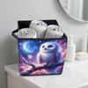 The Owl on The Branch 5D Diamond Painting Storage Basket Full Round Drill Mosaic Diamond Embroidery Cross Stitch Kits Home Decor Home Decor