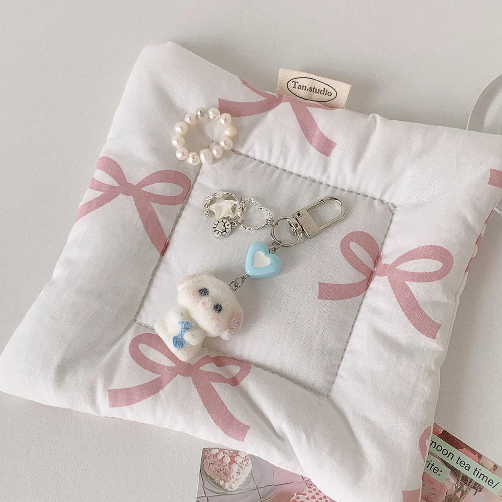 

Bag Decoration Pendant Lightweight Mobile Phone Charm Dog Pendant Keychain Cartoon Flocking Puppy Charm For Gift For Young 3/8