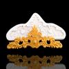 Cupcake Topper Baking Tool for Cake Crown Mold Baroque Relief Mould Cake Decorations Fondant Mold