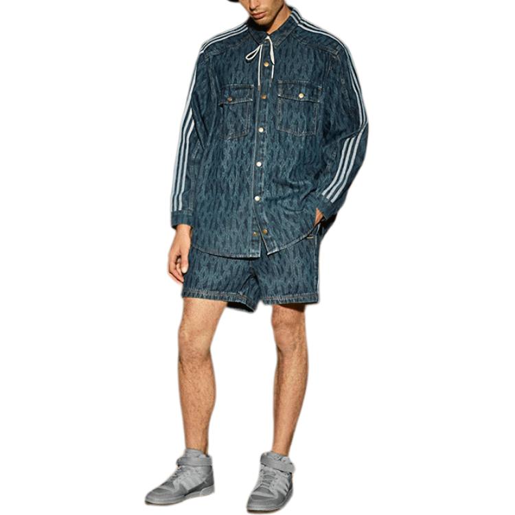 adidas Camicia in Denim Monogramma Ivy Park Unisex H61704