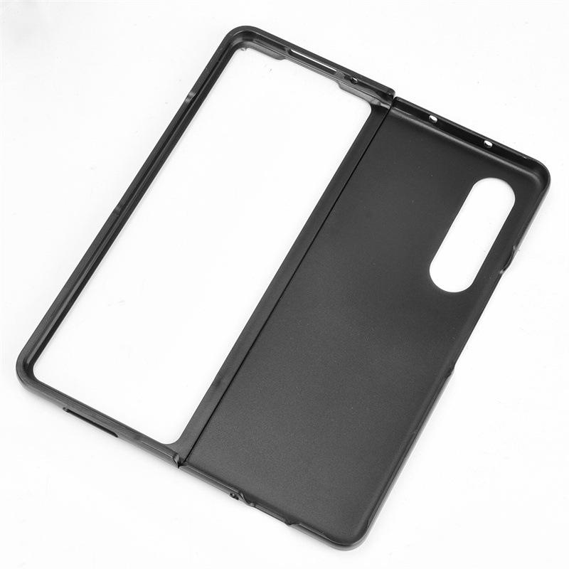 Suitable for Samsung Galaxy Z Fold4 5G Phone Case, Lychee Leather Pattern Protective Cover, Hard Shell Zfold 4th Generation Case