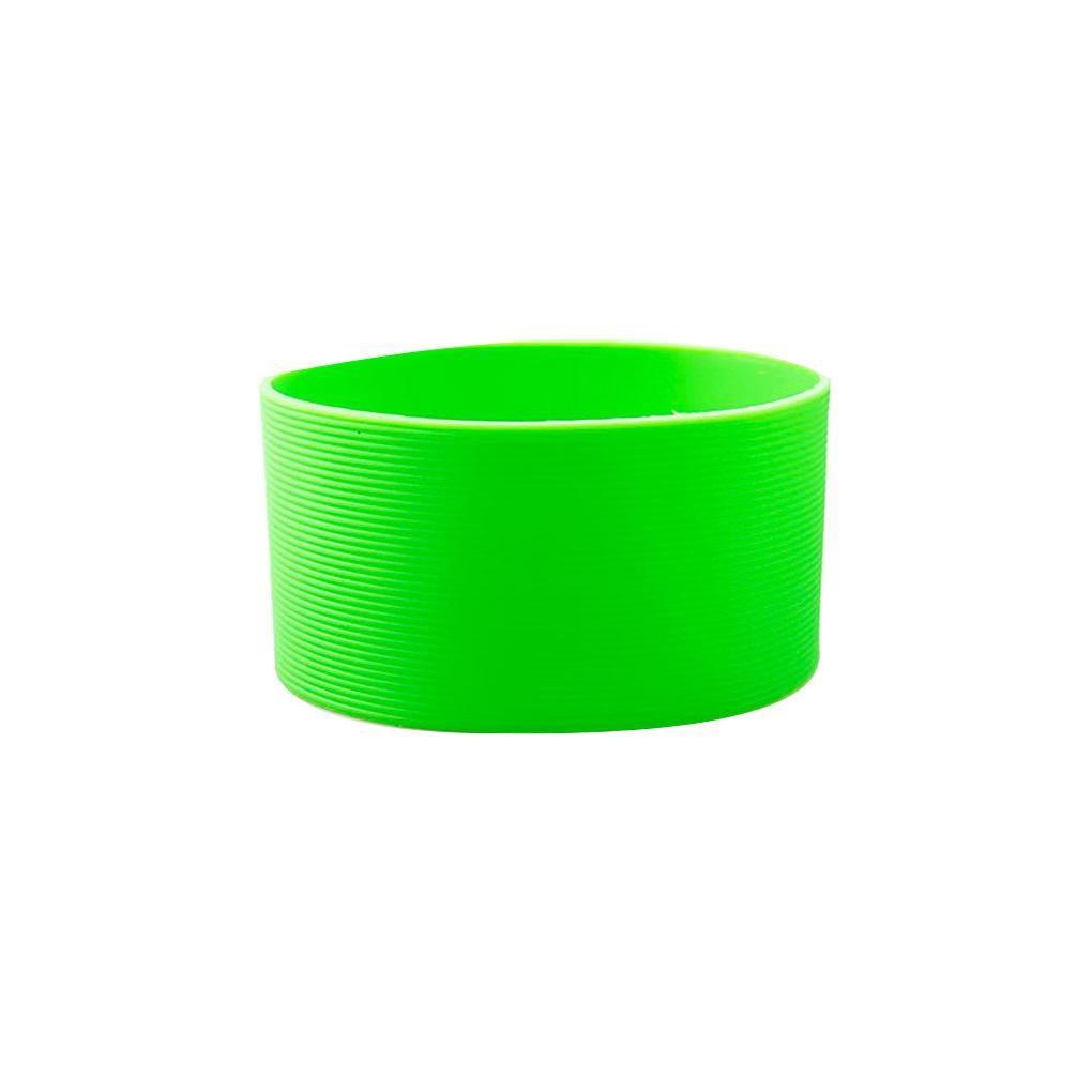 

Силиконовый рукав для чашки Круглый Защищающий от ожогов Чехол для стеклянной бутылки/кружки Нескользящий Протектор для фляги Многоразовый Портативный Полосатый Обертывающий